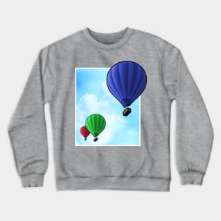 Hot Air Balloons Crewneck Sweatshirt